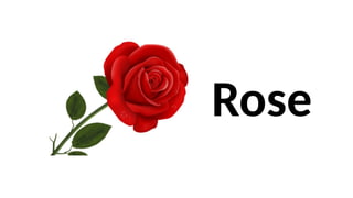 Names of Flowers English Vocabulary For Kids | PPTX