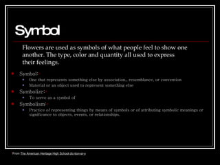 Flowers And Their Hidden Meanings Ppt Flowers And Their Hidden Meanings Ppt