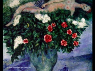 The Woman and the Roses - Marc Chagall, 1929
 