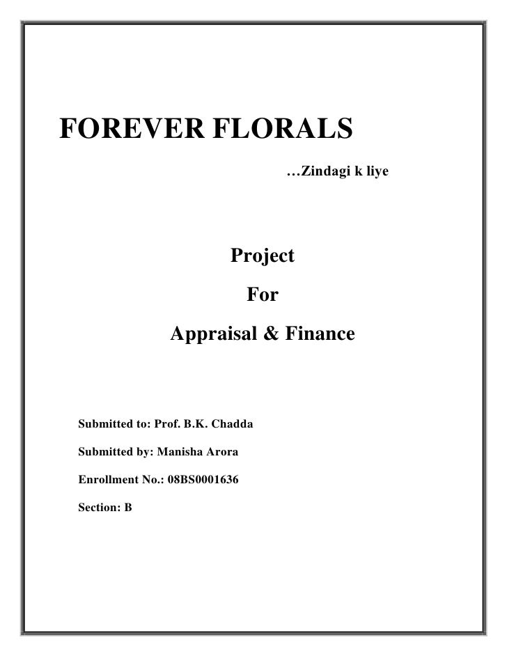 business plan florarie