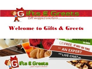 Welcome to Gifts & Greets
 