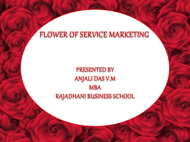 Flower of service marketing | PPTX