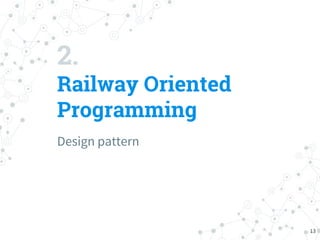 2.
Railway Oriented
Programming
Design pattern
13
 