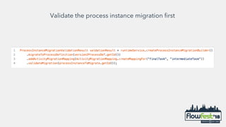 Advanced process migration with Flowable | PDF