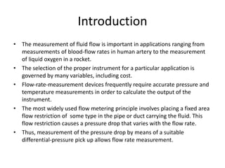 Flow measurement | PPTX