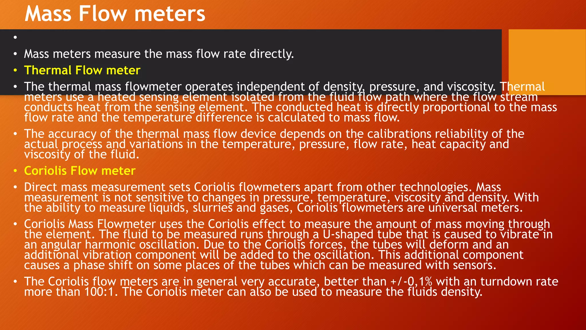 Flow measurement | PPTX