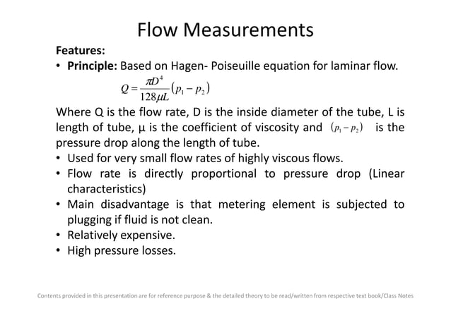 Flow measurement pdf | PDF