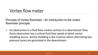 Flow measuring devices | PPTX