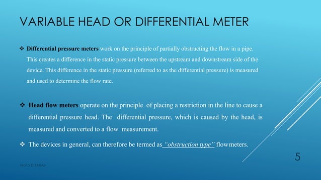 Flow measuring devices - It contents all type of Flow Measuring devices ...