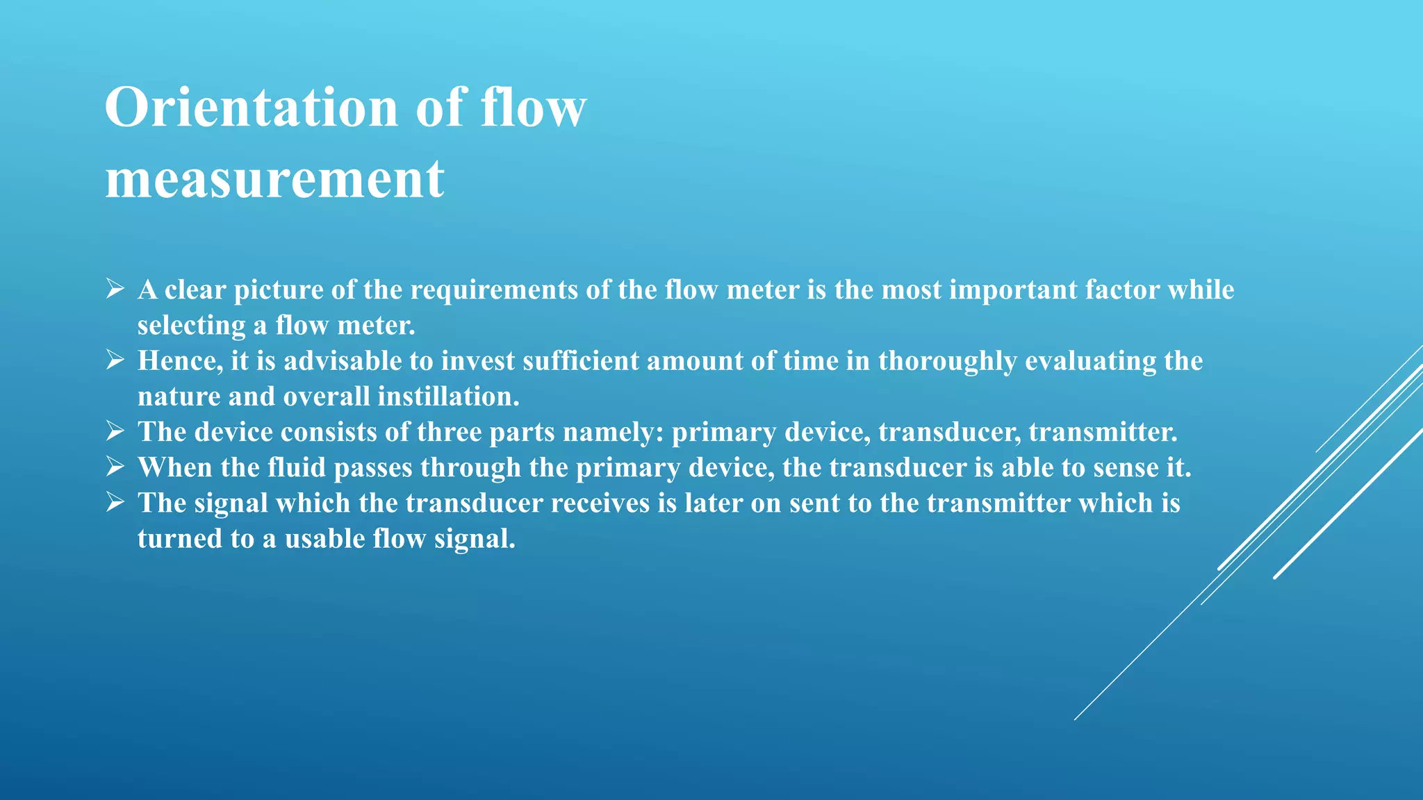 Flow meter | PPTX