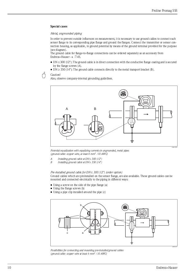 Flowmeter Promag 55s Electromagnetic Endress Hauser