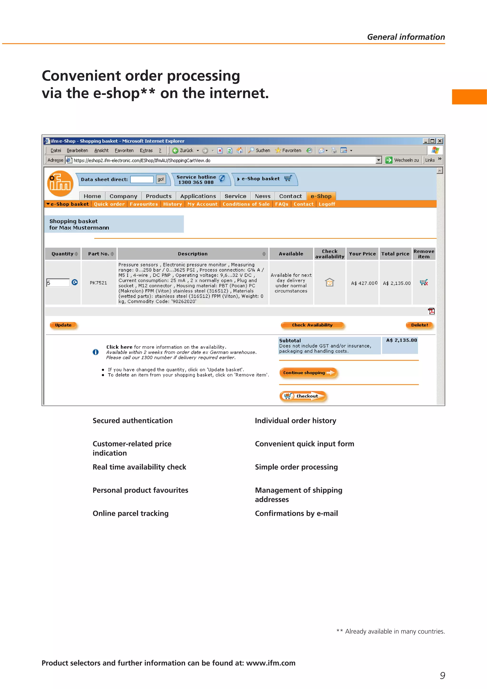 ifm Flow Meters and Sensors - 2012 Brochure | PDF | Manufacturing ...
