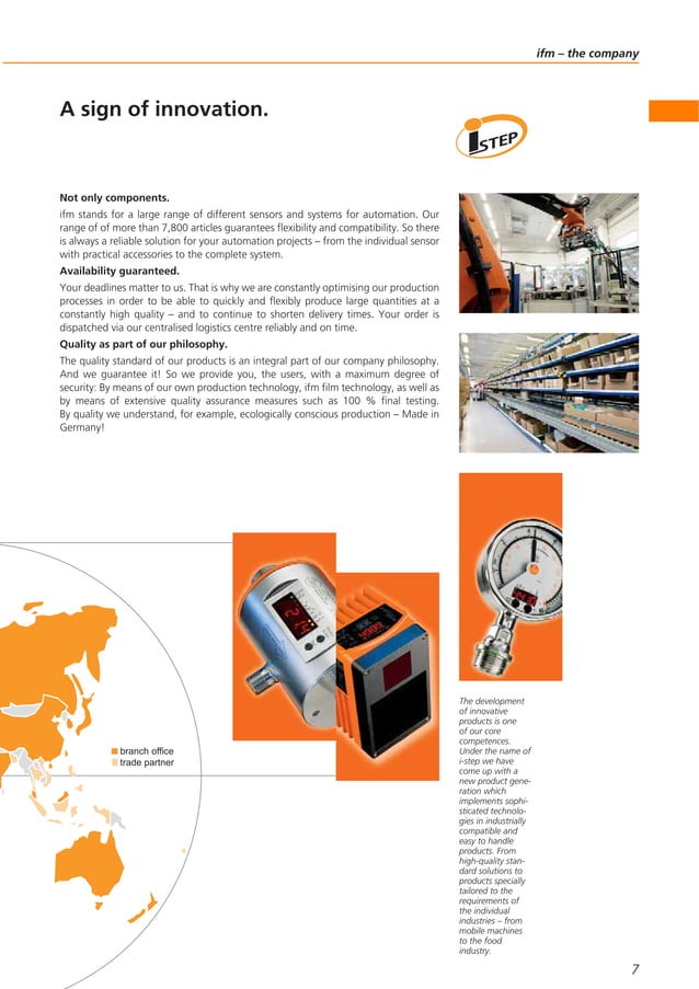 ifm Flow Meters and Sensors 2012 Brochure PDF