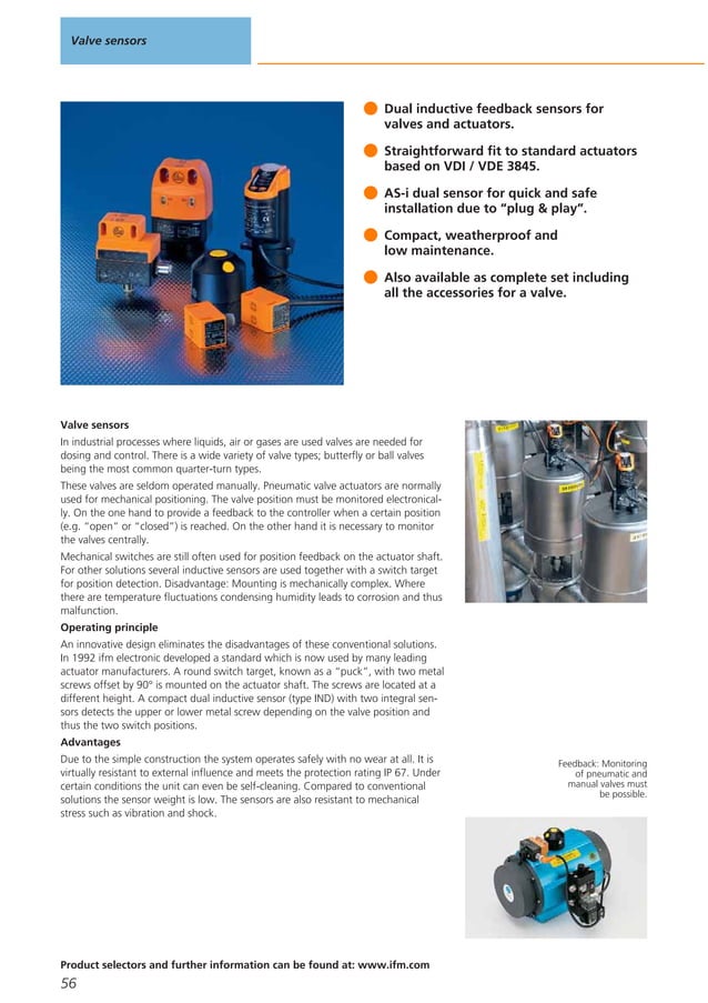 ifm Flow Meters and Sensors 2012 Brochure PDF