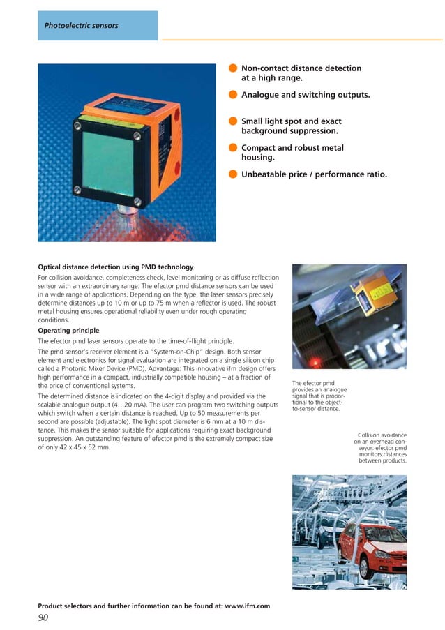 ifm Flow Meters and Sensors 2012 Brochure PDF