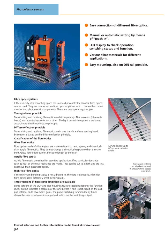ifm Flow Meters and Sensors 2012 Brochure PDF