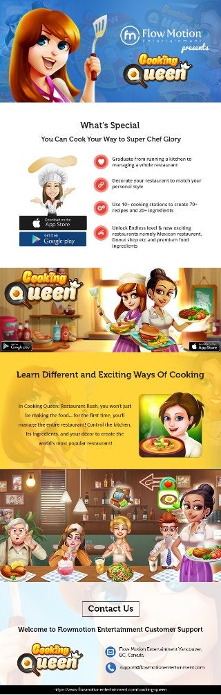 Cooking Queen Restaurant Rush : Learn Different and Exciting Ways Of Cooking