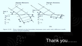 Flow net in anisotropic soils | PPTX
