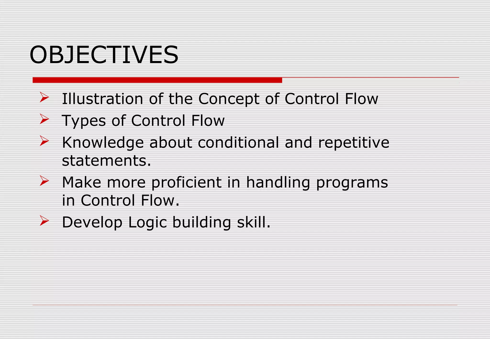 Flow of control c++ | PPT | Programming Languages | Computing