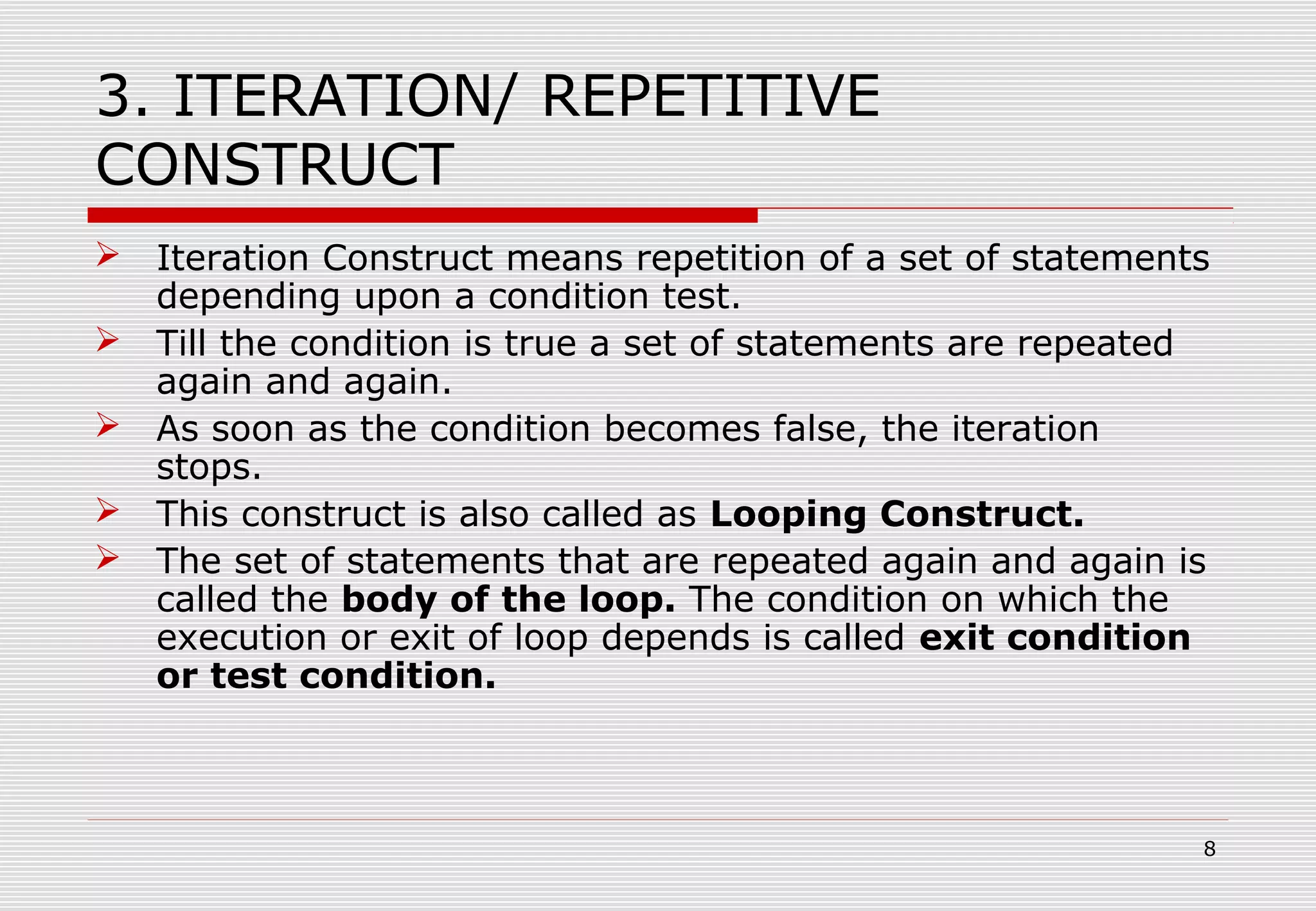 Flow of control c++ | PPT | Programming Languages | Computing