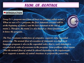 Flow of control ppt | PPT