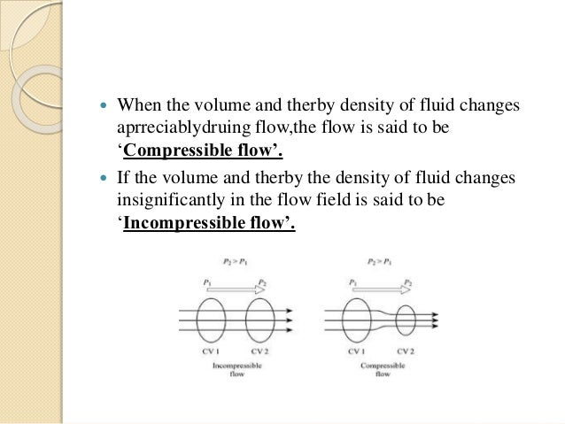 Flow patterns and types of flow