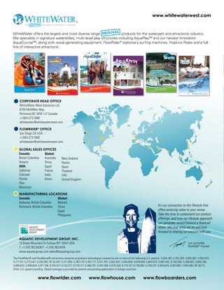 Flow Rider Structure Flow rider brochure | PDF