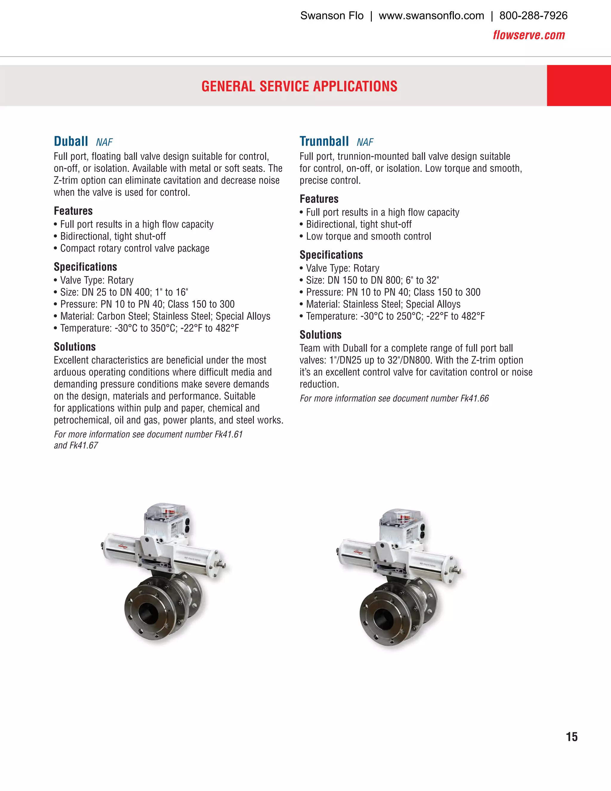 Flowserve Control Valve Product Guide (Valtek, Kammer) PDF