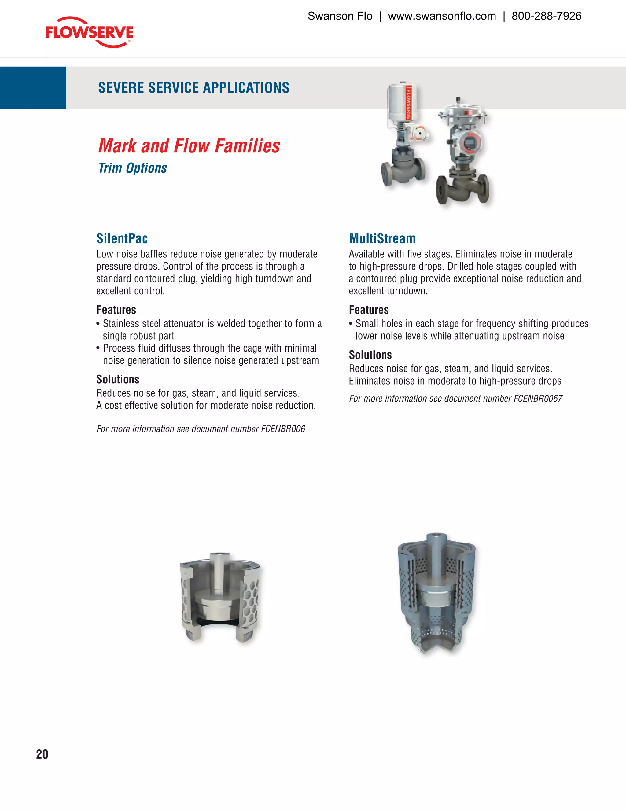 Flowserve Control Valve Product Guide (Valtek, Kammer) PDF
