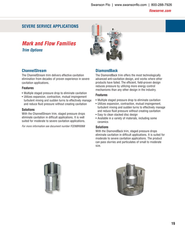 Flowserve Control Valve Product Guide (Valtek, Kammer) | PDF ...