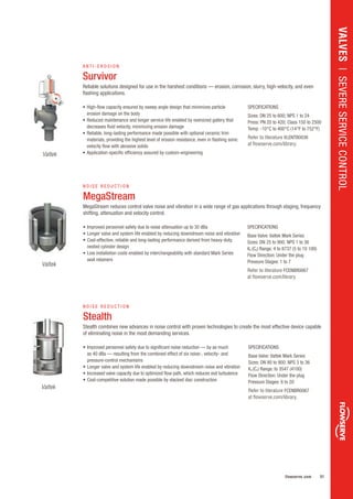 Megastream Valve Flowserve Valve, Actuation and Instrumentation Portfolio | PDF