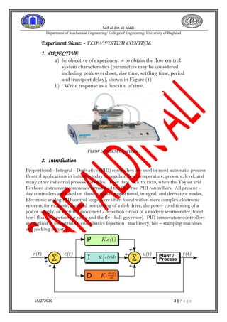 Flow system control | PDF