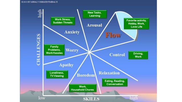 Mihaly Csikszentmihalyi's Flow theory explained by S. Lakshmanan ...