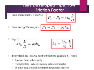Flow through pipes | PPT