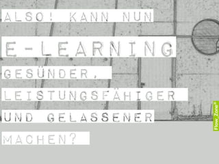 Flow Zone Know How BK Impuls E Learning Gesundheit 12-05