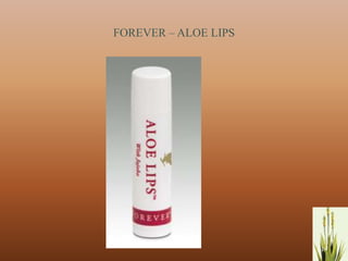 FOREVER – ALOE LIPS




                      24
 