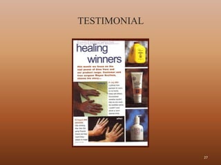 TESTIMONIAL




              27
 