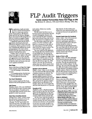 FLP Audit Triggers: Family Limited Partnerships Raise Red Flags at IRS