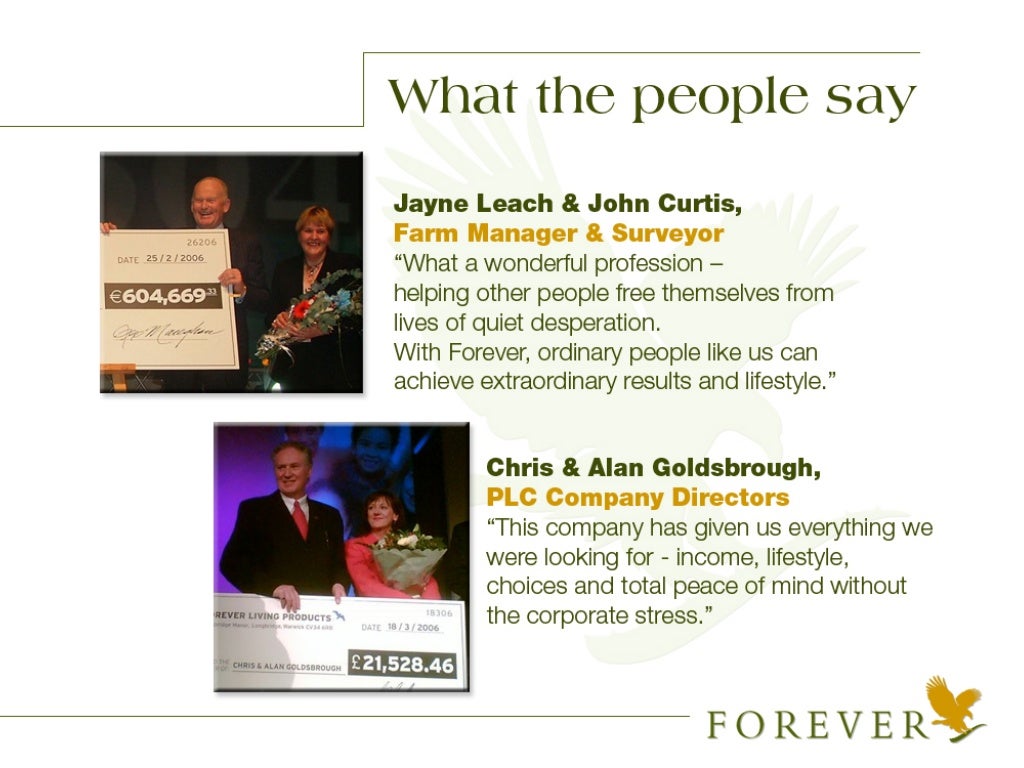 Forever Living Products presentation feb 2014