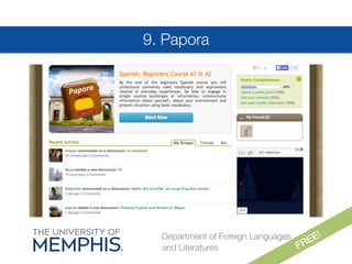 9. Papora
Department of Foreign Languages
and Literatures

 