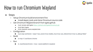 Chromium wayland | PPTX