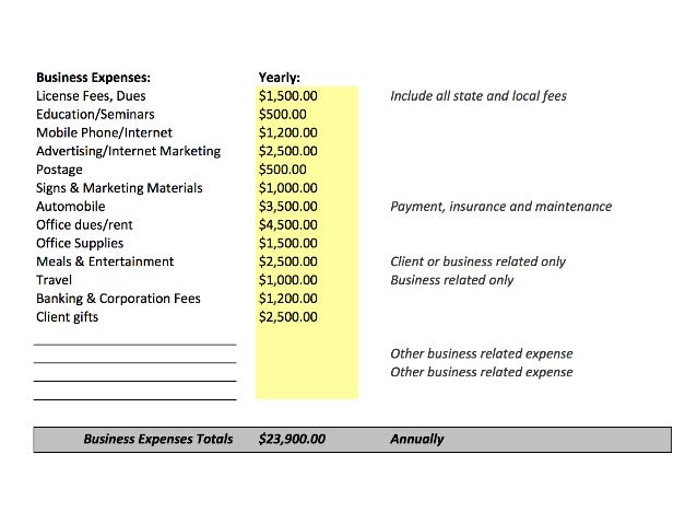 education business expense