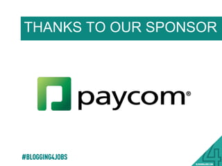 THANKS TO OUR SPONSOR
35!
 