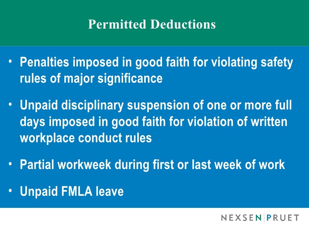 FLSA Exempt Or Not Exempt Ppt