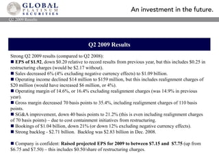 Reduce and optimize non-strategic manufacturing facilities