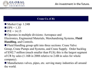  Believe that realignment will deliver full annual run rate savings of $56 million (assumes that things will continue as they are).