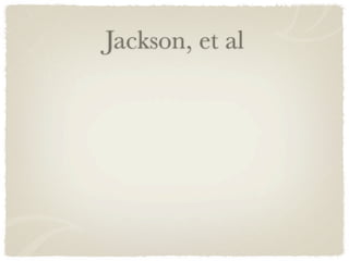 Jackson, et al
 