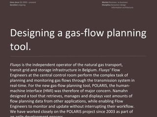 A gas-flow planning tool time since Q3 2003 – present duration ongoing  