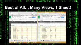 Best of All… Many Views, 1 Sheet! 
 
