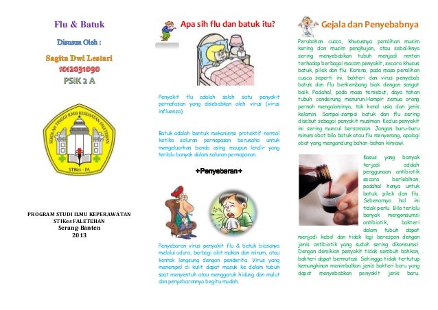 Leaflet Batuk Pilek MasNurul